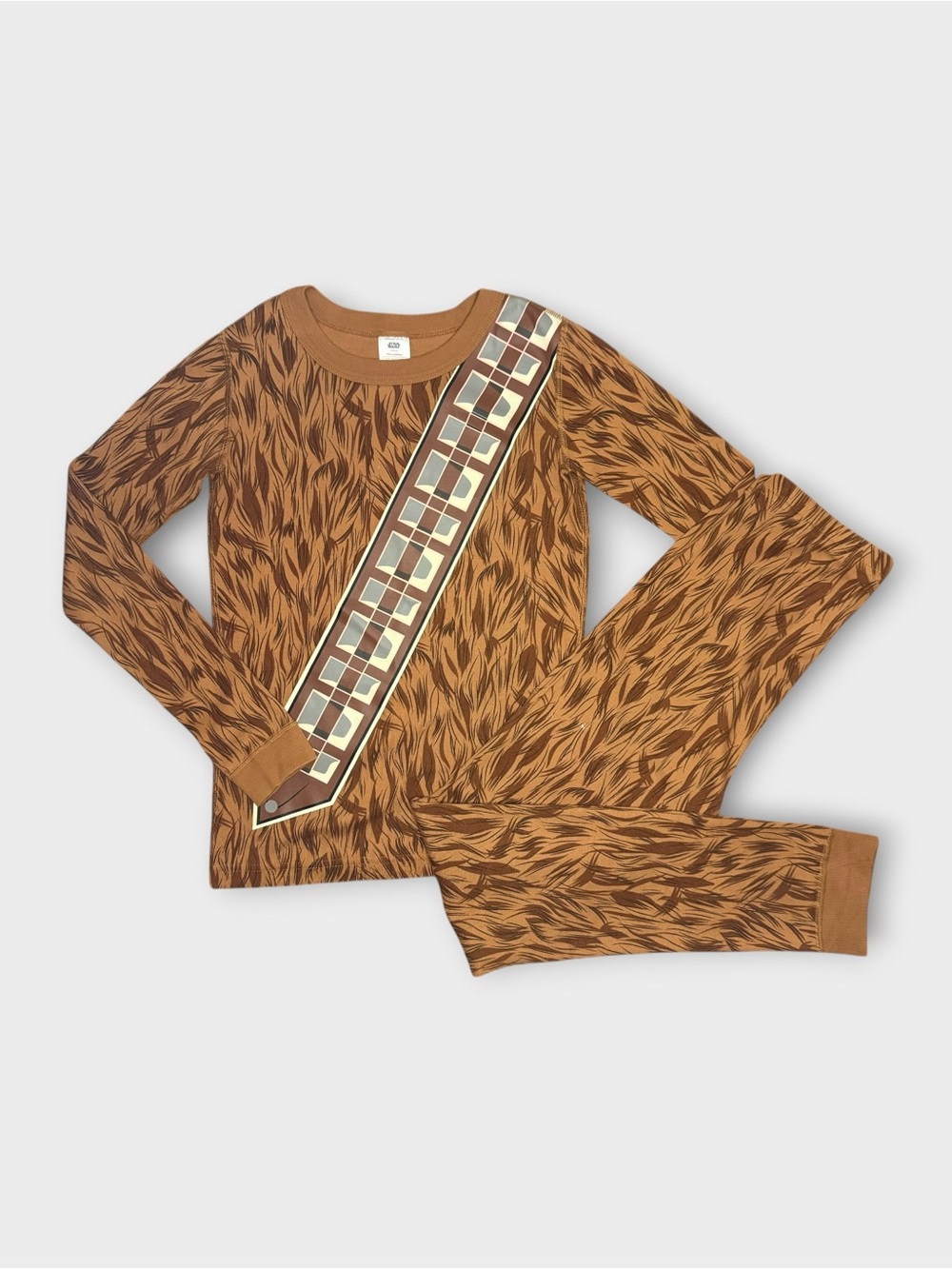 Hanna Andersson x Disney Star Wars Chewbacca Brown Organic Pajama Set